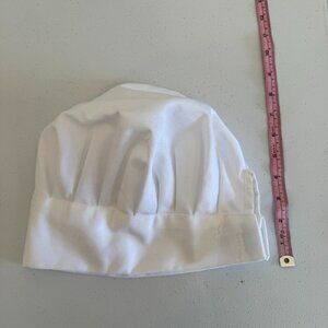 Chef Hat | White Cotton Kitchen Cap | One Size